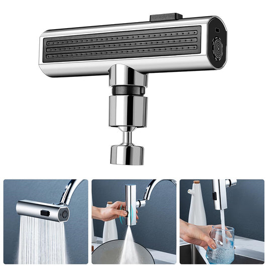ᴵᴴ Kitchen Faucet Waterfall Outlet Splash Proof Universal Rotating Bubbler Multifunctional Water Nozzle Extension Kitchen Gadgets