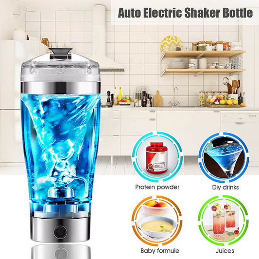 ᴵᴴ Electric Protein Shake Stirrer USB Shake Bottle Milk Coffee Blender Kettle Sports And Fitness Charging Electric Shaker Cup
