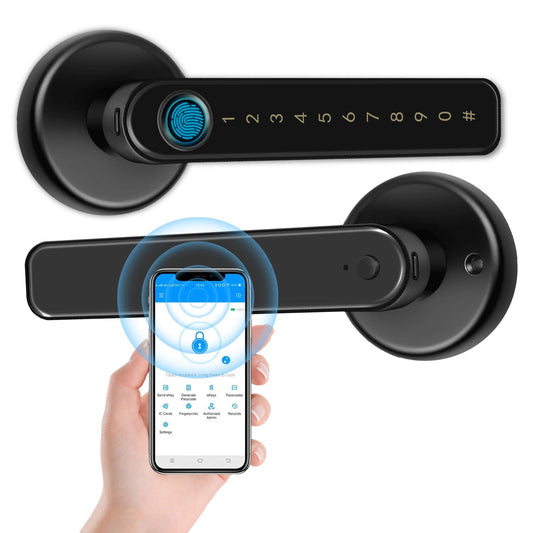 ᴵᴴ Single Row Electronic Password Indoor Fingerprint Lock Suitable For Home And Office