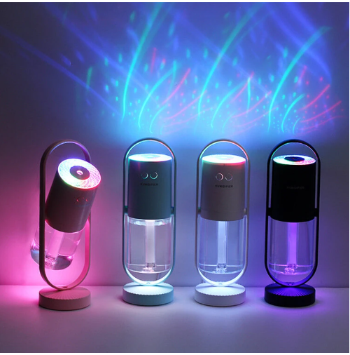 ᴵᴴ Magic Shadow USB Air Humidifier For Home With Projection Night Lights Ultrasonic Car Mist Maker Mini Office Air Purifier