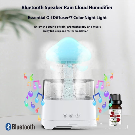 ᴵ Bluetooth Connection Rain White Noise Raindrop Humidifier